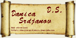 Danica Srđanov vizit kartica